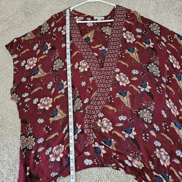 Loft outlet flowy kimono boho top women's OS - Picture 8 of 9